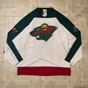 VTG MN Minnesota Wild Hockey Jersey Gaborik #10 Size Medium